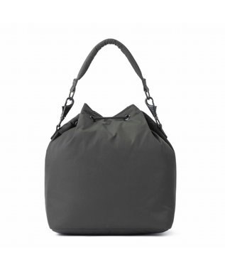 ZERO HALLIBURTON 【雑誌掲載】 DICROS SOLOシリーズ 巾着ショルダーバッグ ZHG-B DS 85006 チャコール