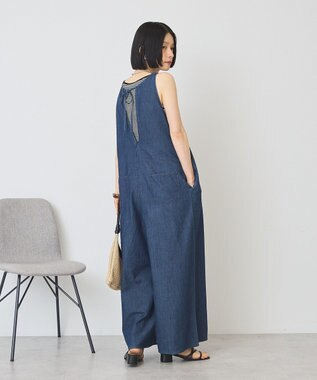 AMERICAN HOLIC バックリボンデニムオールインワン One Wash