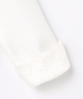 ANY KIDS ノーカラー ボレロジャケット ホワイト