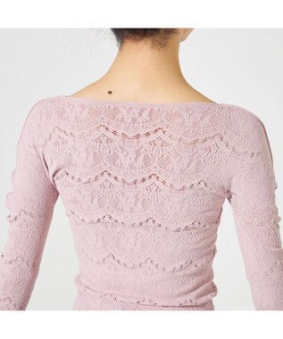 Chacott 【ノーソーイングニット】ノーソーイングクルーネックトップ グレージュ