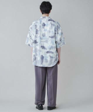 WEGO トロミ　ベルト付きワイドスラックス パープル