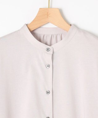 組曲 ギャザースリーブクリア カットソー グレージュ系