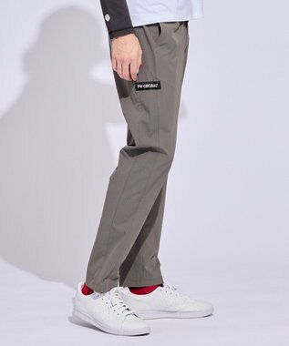 PW CIRCULUS 【MEN】サイドパンチング テーパードパンツ ゴルフ グレー系