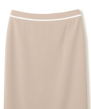 BEIGE， 【洗える・L-size】CINDY / タイトスカート Taupe × White