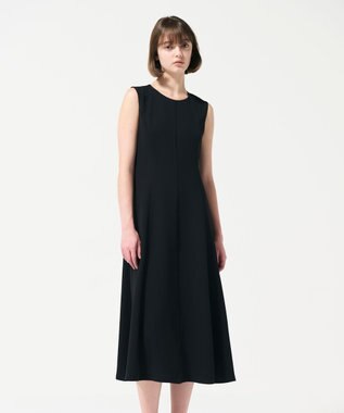 GRACE CONTINENTAL 刺繍カラー付ドレス ブラック