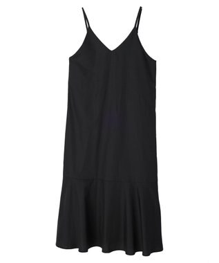 earth music&ecology Ｖネック裾切替キャミワンピース Black