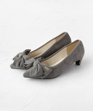 TOCCA RIBBON KNOT PUMPS パンプス ライトグレー系