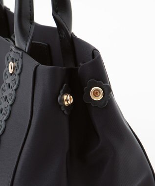 TOCCA 【大人百花掲載】LACE TOTE トートバッグ ブラック ナイロン系