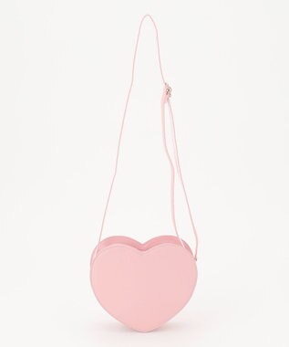 ANY KIDS ハート型 ショルダーバッグ ピンク