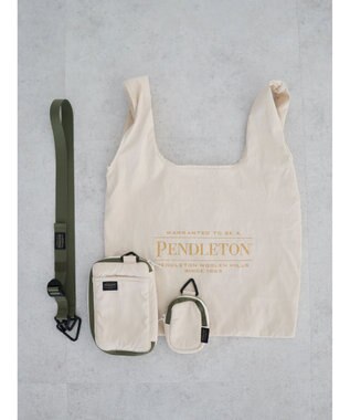 CRAFT STANDARD BOUTIQUE ＜PENDLETON × MARIE INABA＞ MULTI NECK POUCH Off White