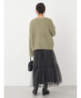 earth music&ecology ブークレプルオーバー Khaki