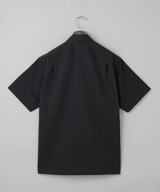 GOTAIRIKU リラックスシルエット【高通気性/吸水速乾】ドッツエアー クールマックスサッカーシャツ ブラック/26年新色