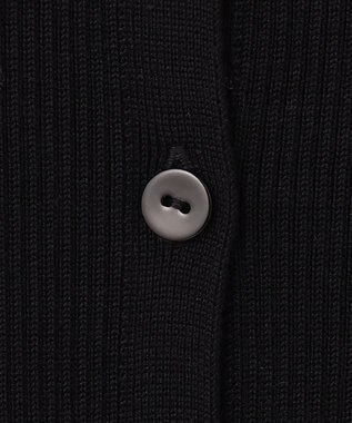 TOCCA 【洗える】SILK RIB CARDIGAN カーディガン ブラック系