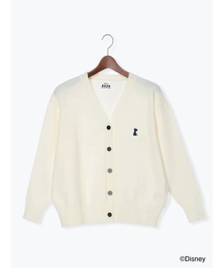 Te chichi 【Disney】101/刺繍Vネックカーディガン オフホワイト