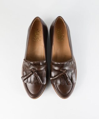 BONTRE 【BONTRE/ボントレ】厚底キルトタッセルローファー/16952-UA ダークブラウン