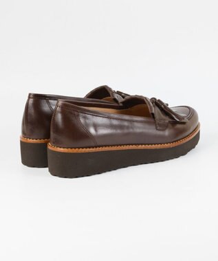 BONTRE 【BONTRE/ボントレ】厚底キルトタッセルローファー/16952-UA ダークブラウン