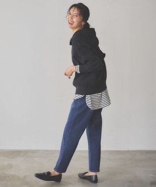 ANY ロングスリーブ テールＴシャツ ボーダー