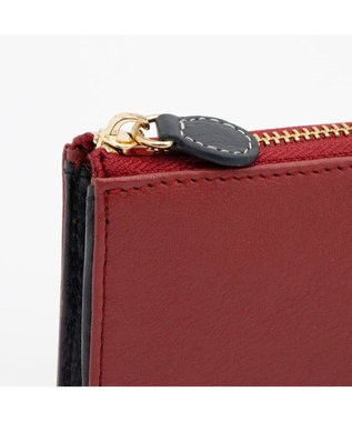 UNBILLION アトランタ ATLANTA / 牛革L字ファスナー長財布 レッド