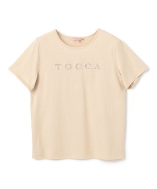 TOCCA TEXT LOGO TEE Tシャツ ベージュ系