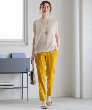 23区 【CLASSY.6月号掲載】ホーンリング ネックレス ベージュ系