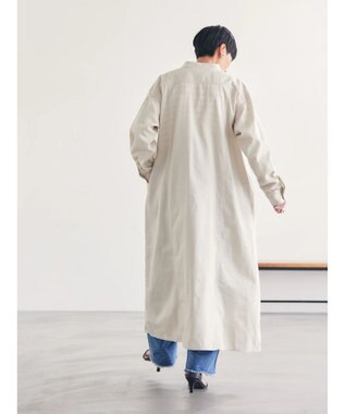 AMERICAN HOLIC ツイルＷポケットＡラインワンピース Ivory