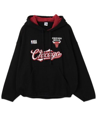 WEGO 【ユニセックス着用ITEM】別注NBAバルーンプルパーカー ブラック