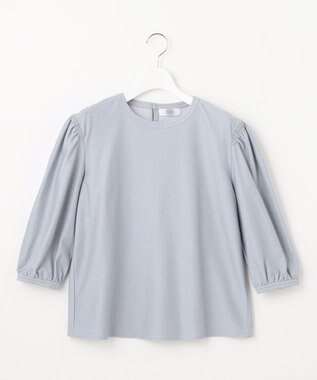 J.PRESS LADIES デニムライクジャージー カットソー スカイブルー系