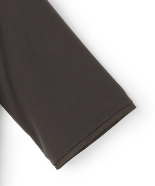 23区 S ストレッチジョーゼット フレアワンピース ダークブラウン系