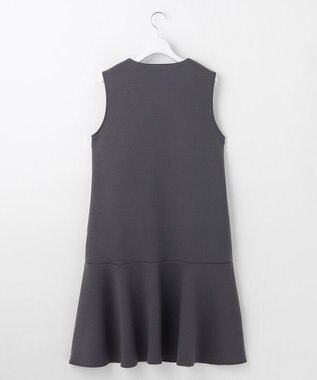 Feroux パール付きダンボール ジャンパースカート グレー系