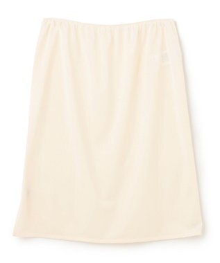 BEIGE， WALNUT / Iラインスカート White