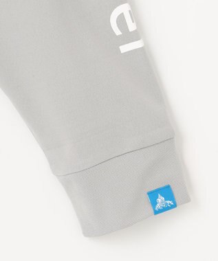 SHARE PARK MENS 【UNISEX】吸水速乾 ショルダーロゴロングスリーブTシャツ（L・XLサイズ） グレー