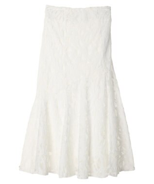 Green Parks ・ＥＬＥＮＣＡＲＥ　ＤＵＥ　レースマーメイドスカート Off White