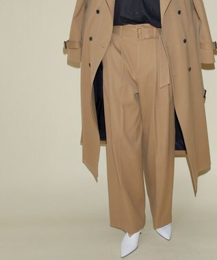 BEIGE， 【10th Anniversary】GABARDINE / ワイドパンツ Camel