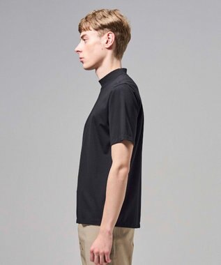JOSEPH HOMME 【新色追加】ハイゲージベアスムース　モックネックＴシャツ ブラック系