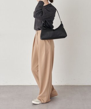 russet ナイロンジャガード2WAYショルダーバッグ(SF-274) Black