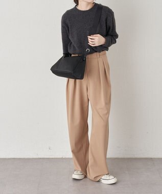 russet ナイロンジャガード2WAYショルダーバッグ(SF-274) Black