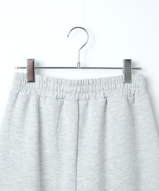 WEGO 裏起毛ロゴ刺繍スウェットパンツ 杢グレー