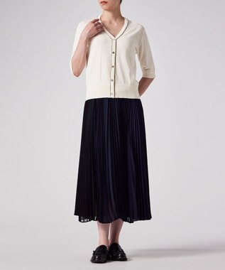 Paul Smith パイピングストライプ カーディガン オフホワイト