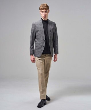 JOSEPH HOMME 【新色追加】ハイゲージベアスムース　モックネックＴシャツ ブラック系