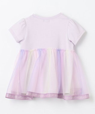 ANY KIDS レインボー チュール チュニック ラベンダー系