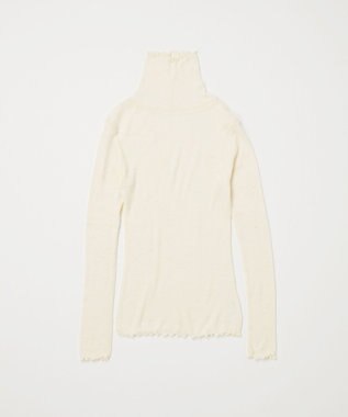 TOQUE 24AW新作〈高垣麗子さん着用〉針抜きスムスハイネックＴ オフ