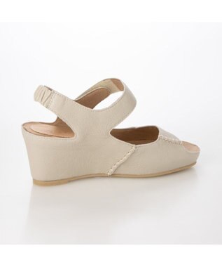 MODE ET JACOMO <D'ICI>アジャスタブルインヒールサンダル アイボリー