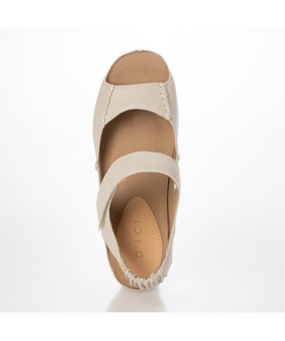 MODE ET JACOMO <D'ICI>アジャスタブルインヒールサンダル アイボリー