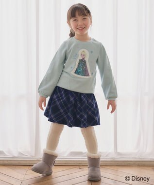 ANY KIDS 【Disney（ディズニー）】FROZEN / ミラクルスパンコール トレーナー サックスブルー<エルサ>