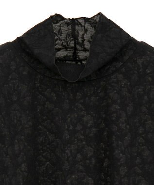 Green Parks レースハイネックプルオーバー Black