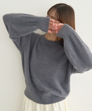 earth music&ecology ミニシャギープルオーバー