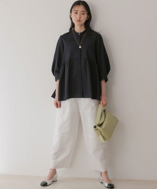 組曲 【先行予約】エンブロイダリーレース パンツ ホワイト系