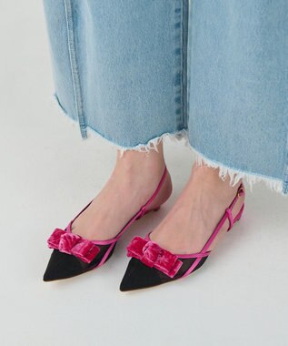 GRACE CONTINENTAL Rupert Sanderson メッシュサンダル ピンク