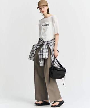 23区 【撥水加工/WEB&一部店舗限定カラーあり】ドロ－ストリング ショルダーバッグ ブラック系