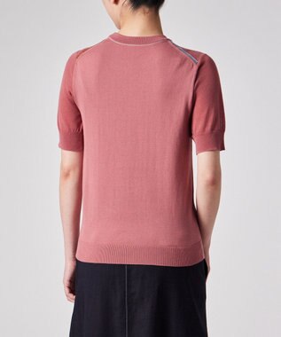Paul Smith 【洗える】シアー コンビネーション ニット ピンク